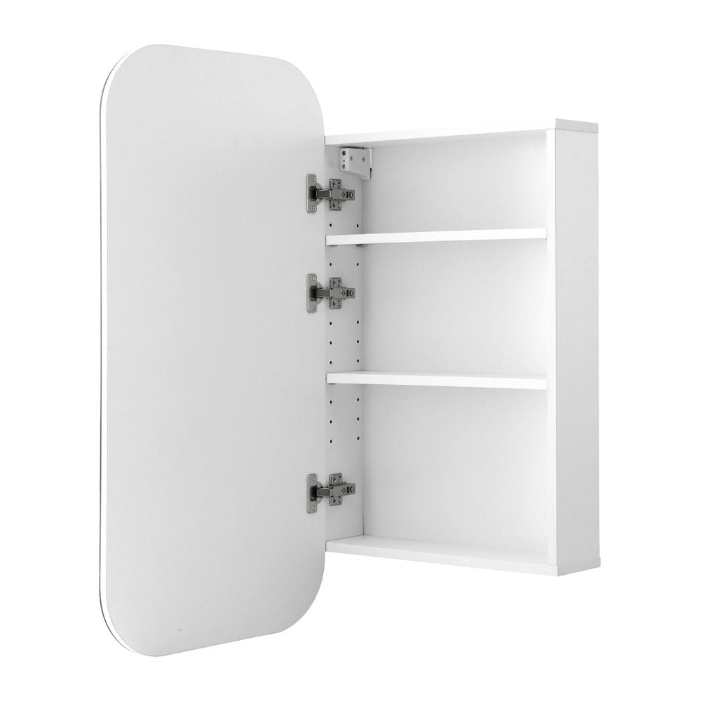 Cefito Bathroom Mirror Cabinet Mirrored Medicine Adjustable Shelf Wall Mounted 560mm White