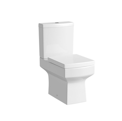 Craig Square Close Coupled Toilet with Soft Close Seat