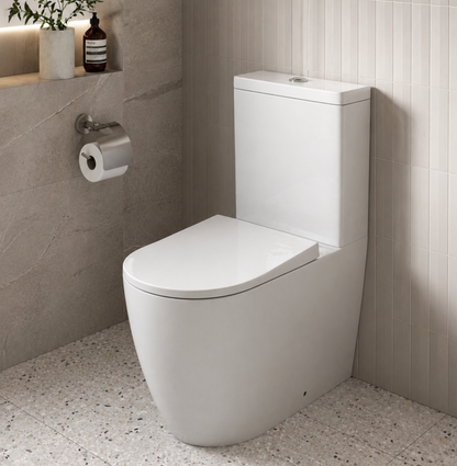 Karen Close Coupled Compact Toilet with Soft Close Seat