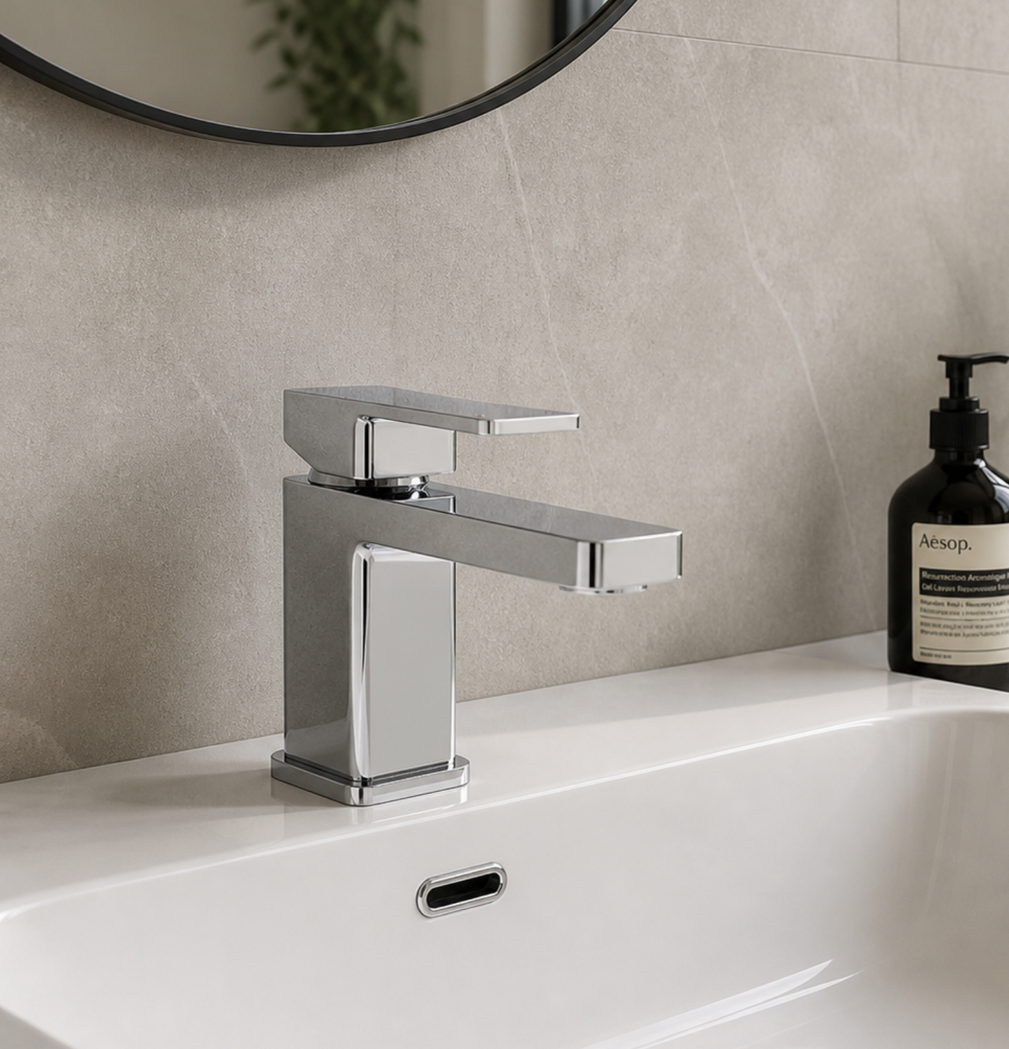 Ollie Chrome Basin Mono Mixer Tap
