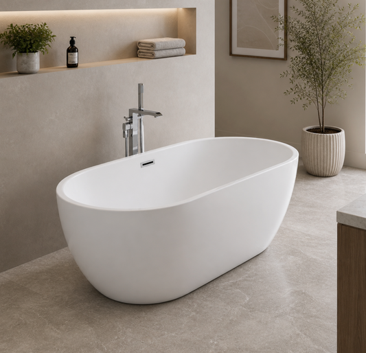 Janine 1700mm Freestanding Modern Bath
