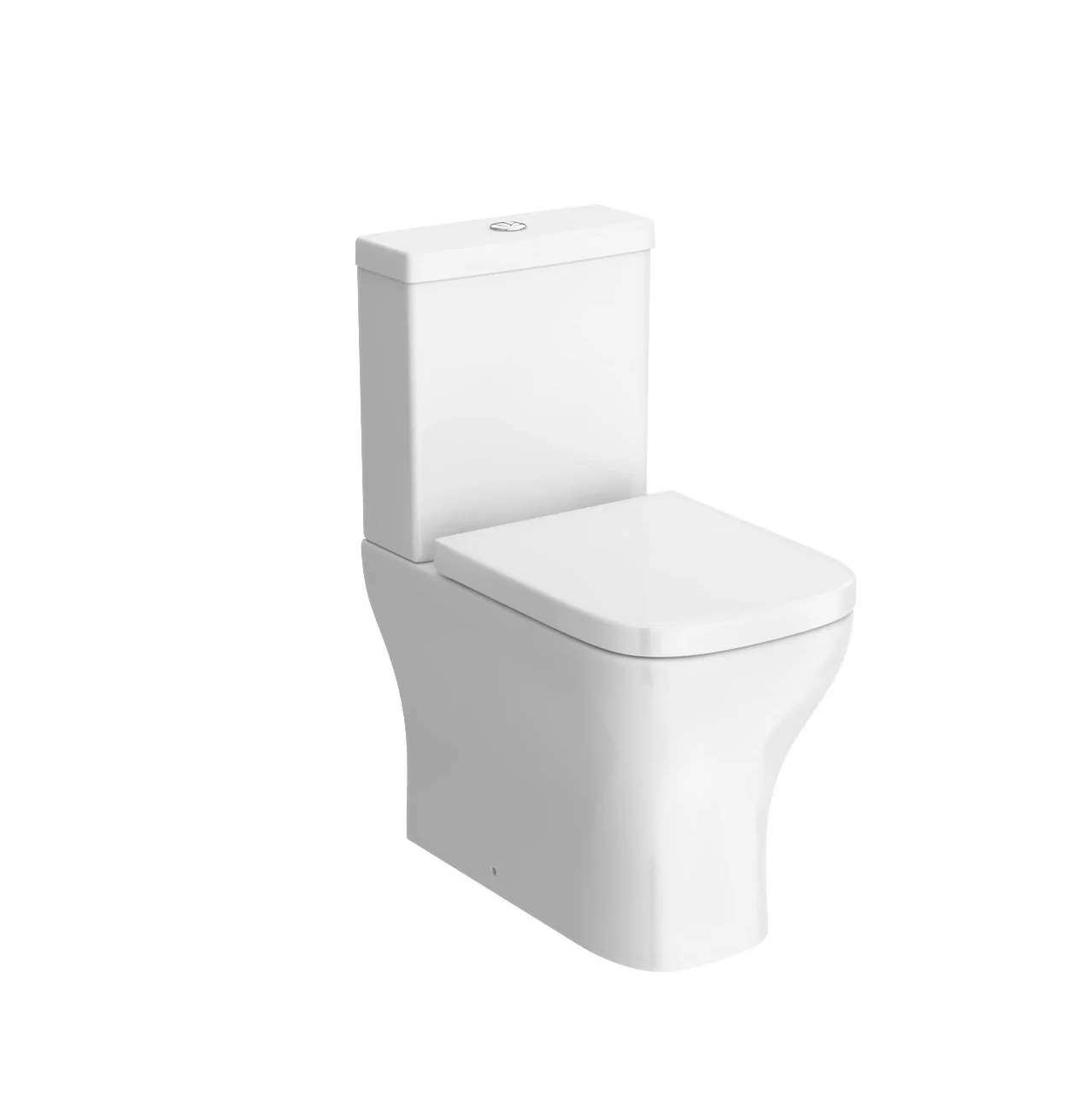 Highcrest Close Coupled Compact Toilet with Soft Close Seat