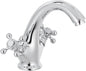 Faucets - Vintage Bathroom Faucets - Basin Faucets - Suitable for vintage bathroom basin faucets, Double handle mixer taps with cross handle, elegant design