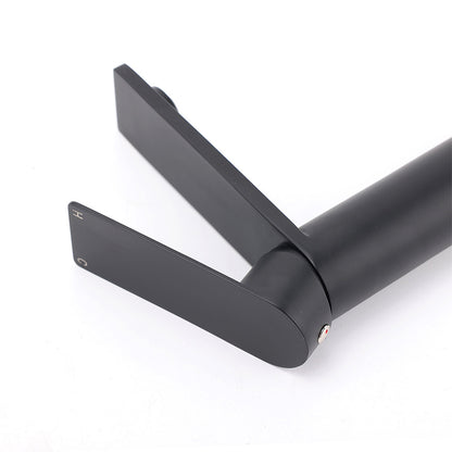 Matt Black Round Bathroom Basin Mixer Vanity Sink Faucet Spout Laundry Tap WELS