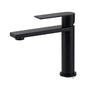 WELS Matt Black Square Short Basin Mixer Vanity Sink Faucet Laundry Spout Tap