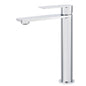 WELS Polished Chrome Tall Basin Mixer Vanity Sink Faucet Spout Laundry Flat Tap