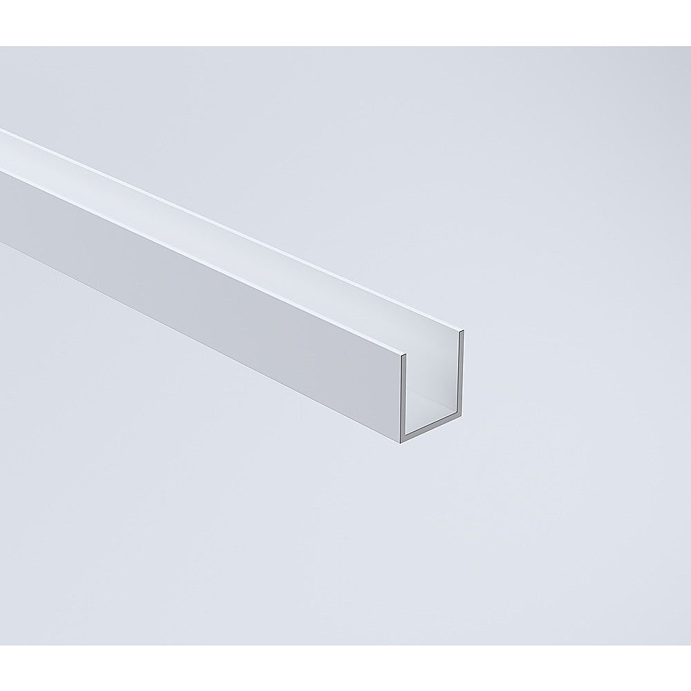 120x110cm Corner Frameless Shower Screen – White Wall Channel and Floor Channel with Brass Hinges & Round Knob Handle