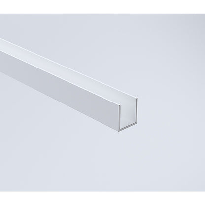 120x110cm Corner Frameless Shower Screen – White Wall Channel and Floor Channel with Brass Hinges & Round Knob Handle