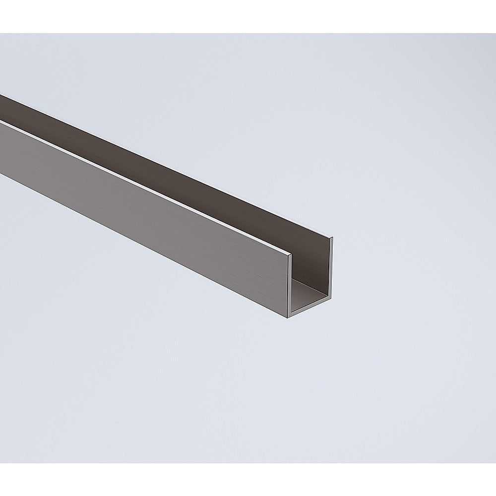 120x120cm Corner Frameless Shower Screen – Gunmetal Wall Channel and Floor Channel with Brass Hinges & Round Knob Handle