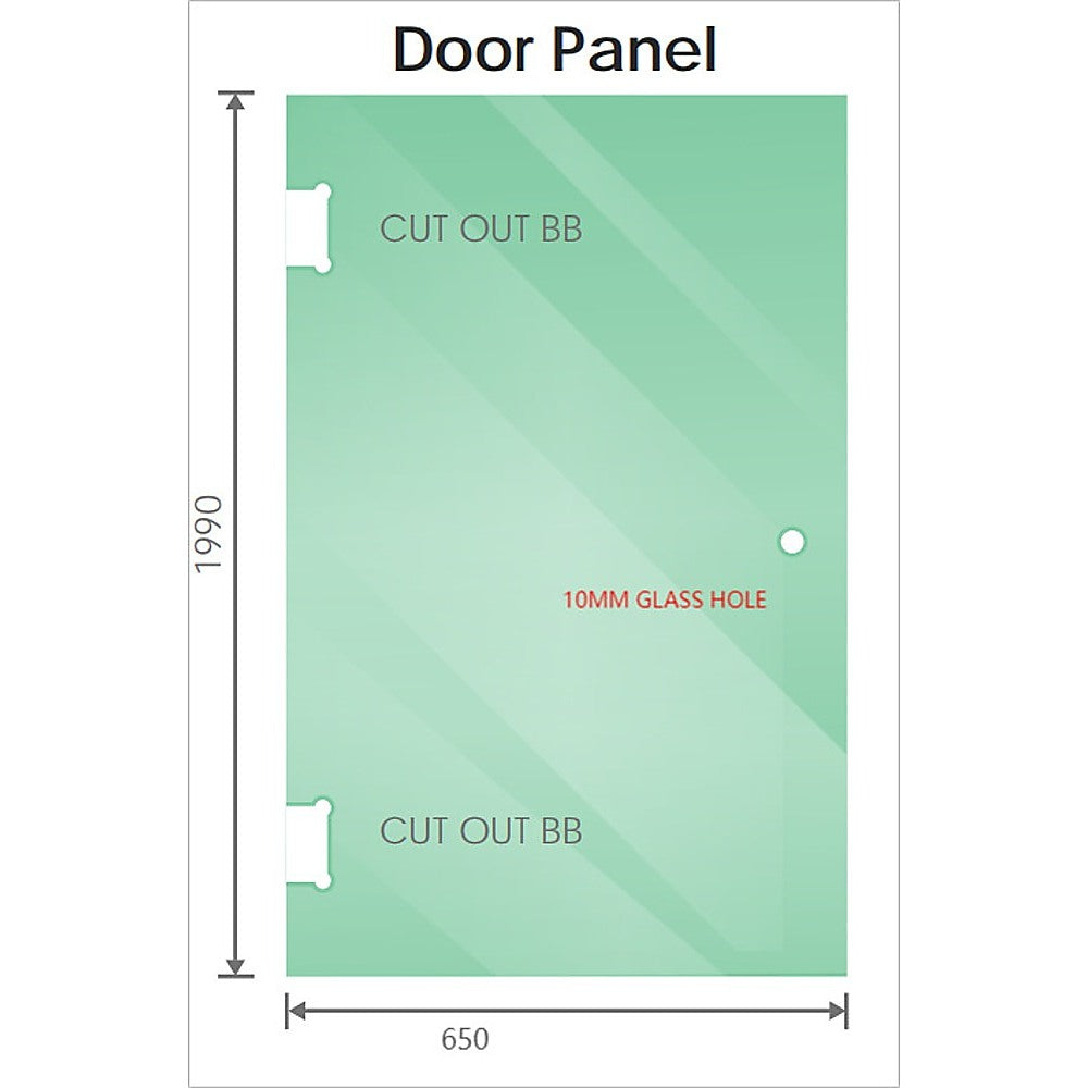 120x120cm Double Door Corner Shower Screen – Chrome F-Brackets, Brass Hinges & Square Knob Handle