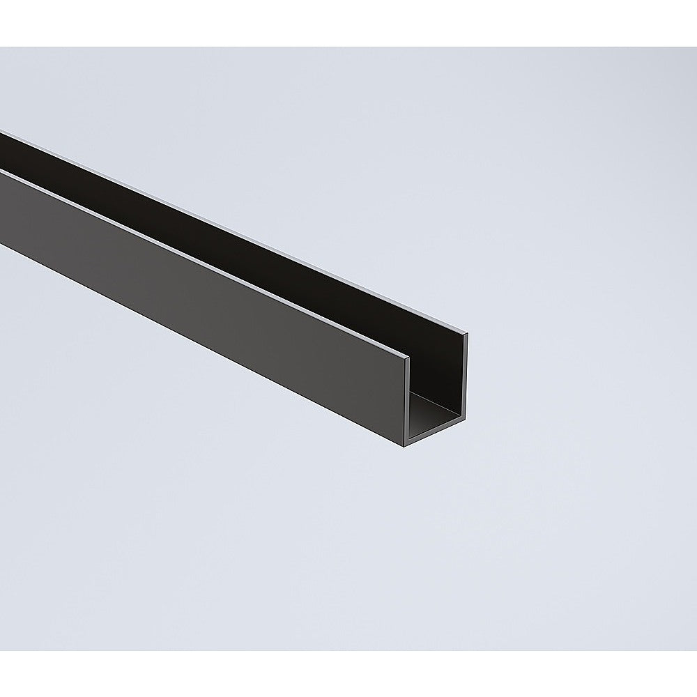 160x100cm Frameless Glass Sliding Corner Shower – With Black Rail and Wall Channel for Contemporary Bathrooms