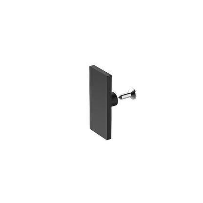 160x100cm Frameless Glass Sliding Corner Shower – With Black Rail and Wall Channel for Contemporary Bathrooms