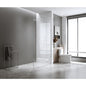 90x210cm Glass Shower Screen with Chrome U-Brackets