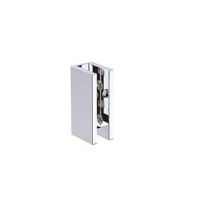 100x210cm Glass Shower Screen with Chrome U-Brackets