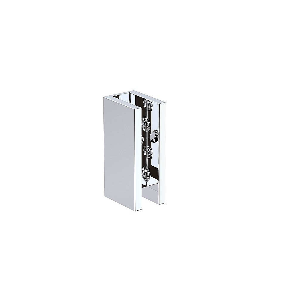 110x210cm Glass Shower Screen with Chrome U-Brackets