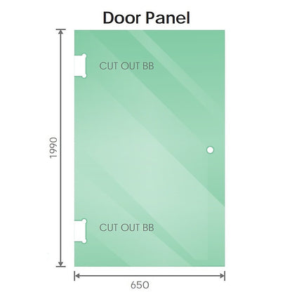 120cm Frameless Wall-to-Wall Shower Screen – Chrome Wall Channel with Brass Hinges