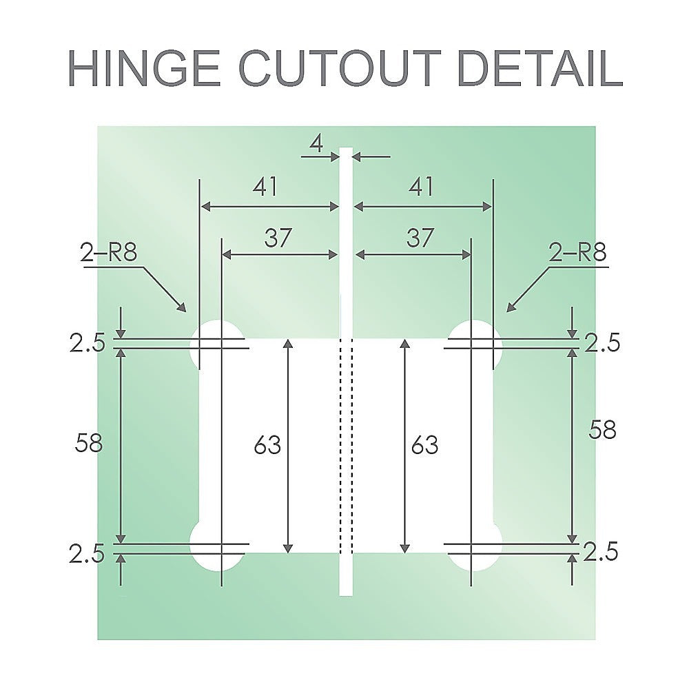 120cm Frameless Wall-to-Wall Shower Screen – Chrome Wall Channel with Brass Hinges